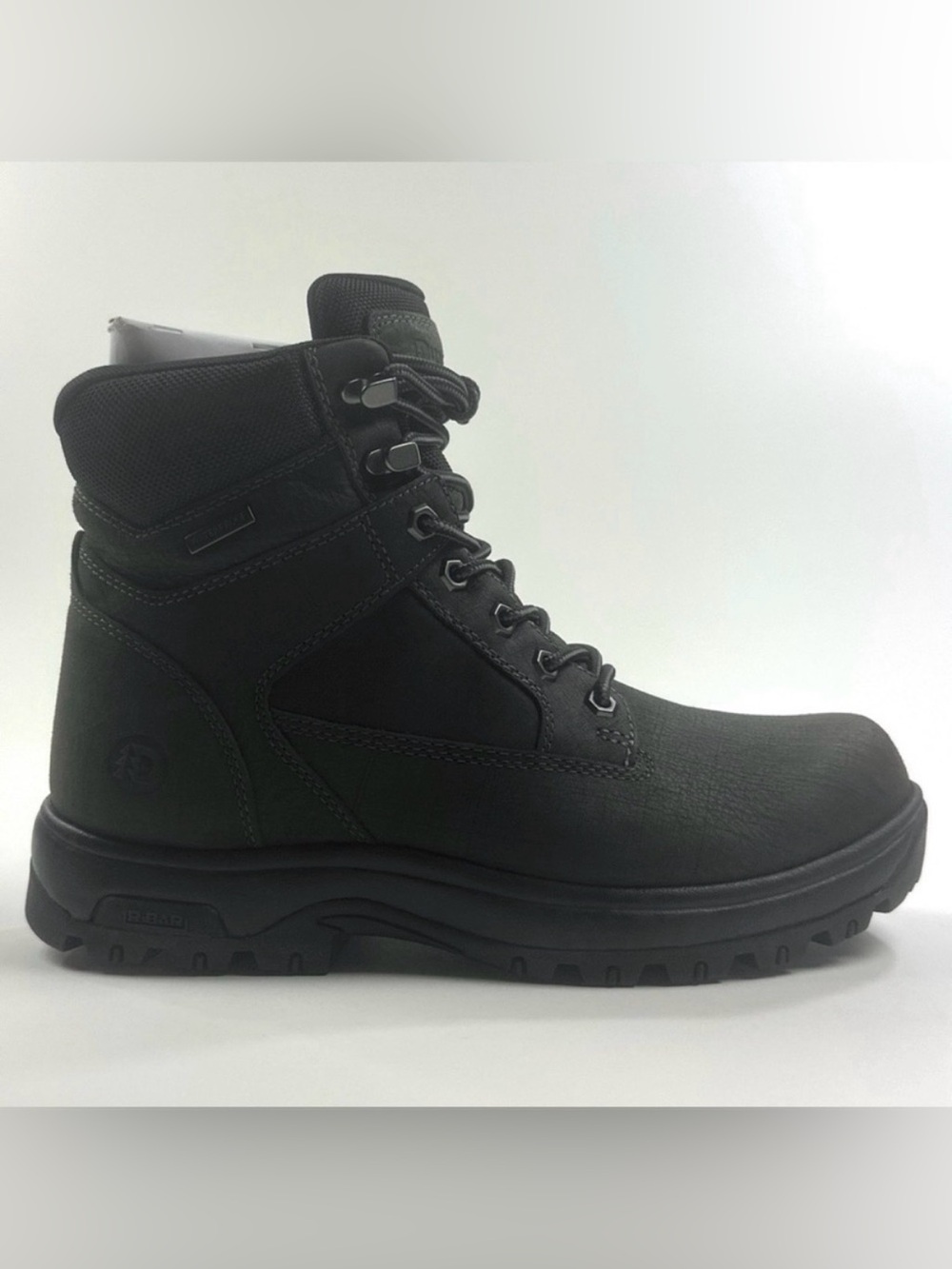 Dunham 8000 Works 6 Inch Mens Dark Gray Plain Toe Boots Work Waterproof 020